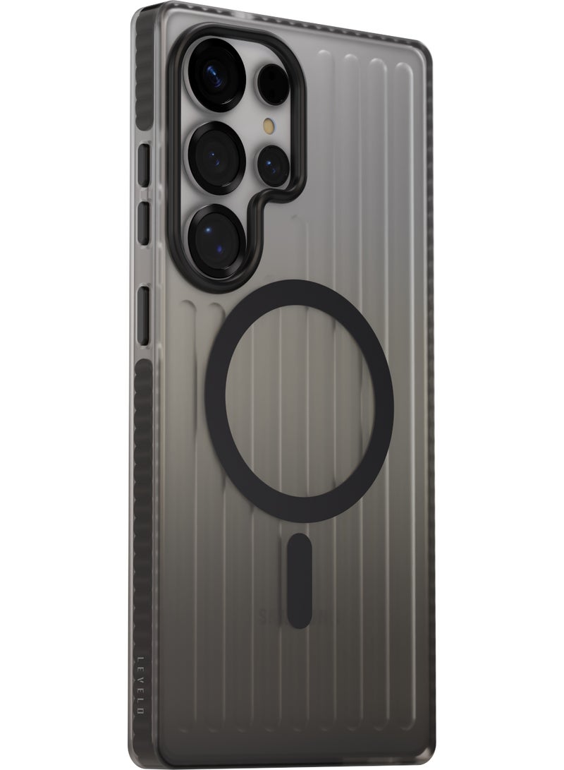 ليفيلو غطاء MagSafe لهاتف سامسونج جالاكسي S26 Ultra مع زوايا مقاومة للصدمات، حماية محسّنة للكاميرا والشاشة، حاجز مقاوم للصدمات، مقاومة للخدش 2H، تم اختباره على ارتفاع 5 أقدام. - Image 1